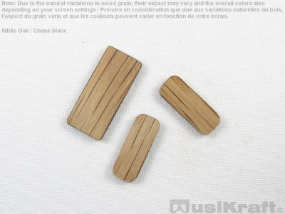 White oak wood inserts (set)